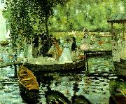 Pierre Auguste Renoir la grenouillere oil on canvas